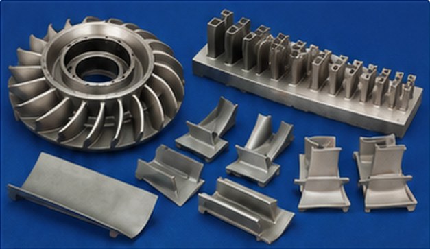 Investment cast turbine and turbocharger components